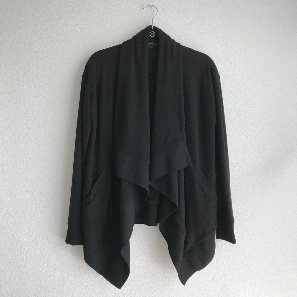 allsaints drape brushed jacket